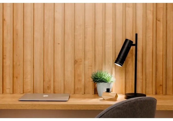 Klausen 108007 - Stolná lampa DRILL 1xGU10/4W/230V čierna