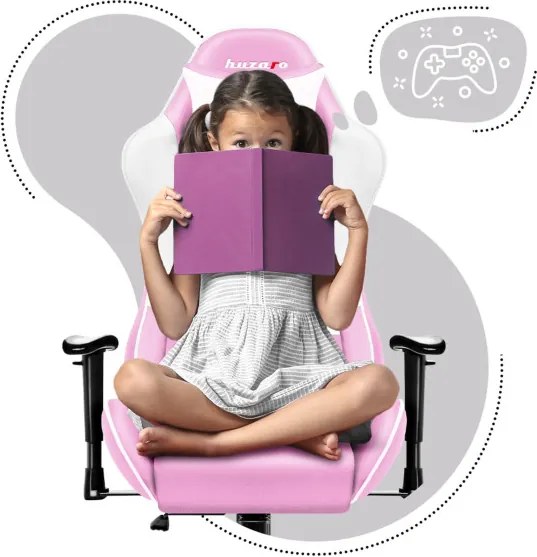 Detská herná stolička Ranger - 6.0 ružová