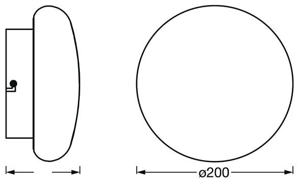 Ledvance-LED Stmievateľné kúpeľňové svietidlo SMART+ AQUA LED/12W/230V IP44 Wi-Fi