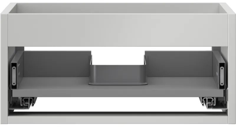 Mexen Box-A, závesná skrinka 50 cm, 1 zásuvka, sivá matná, 91AX0-0500-235-1-62