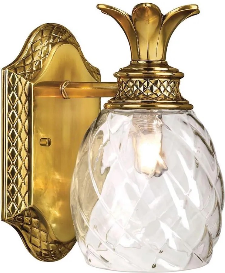 Hinkley - LED Kúpeľňové nástenné svietidlo PLANTATION 1xG9/3W/230V IP44 zlatá