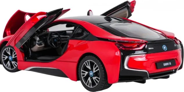 Model auta BMW i8 1:24 RASTAR červený