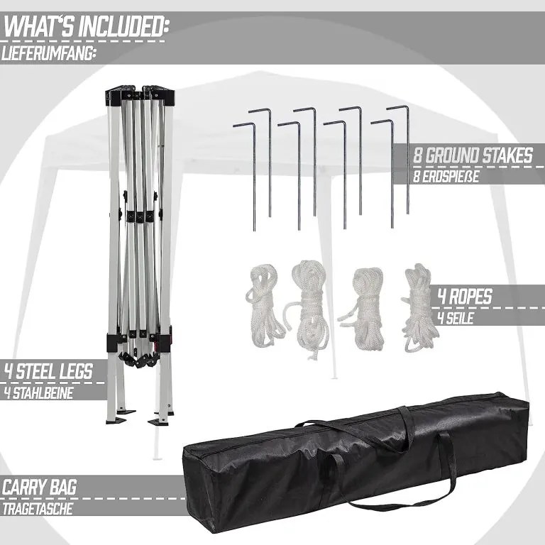 JAGO Záhradný párty stan, 3 x 3 m, béžový