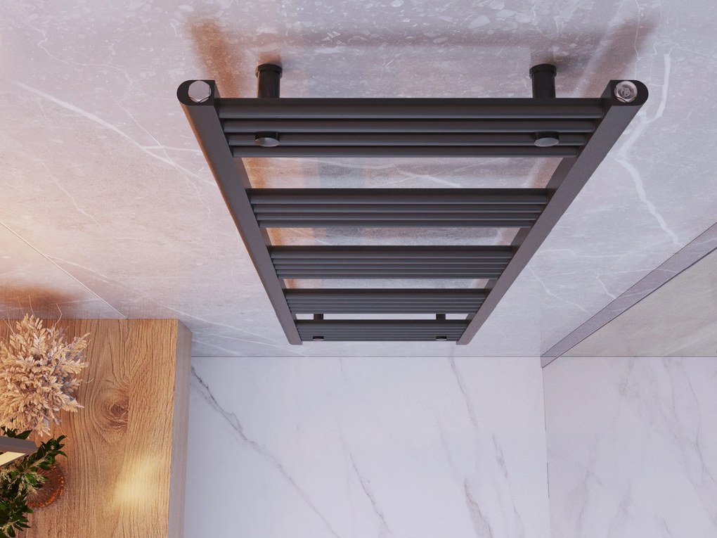 Gamma Erga Basic, vykurovacie teleso 1600x500 mm, 643 W, čierna, ERG-LAV-BASIC-16050-BK