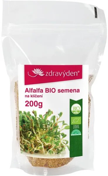 Zdravý deň BIO semená na klíčenie - alfalfa 200g