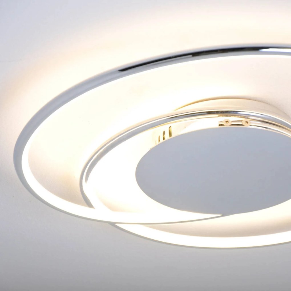 Lindby Joline stropné LED svietidlo, chróm, 46 cm