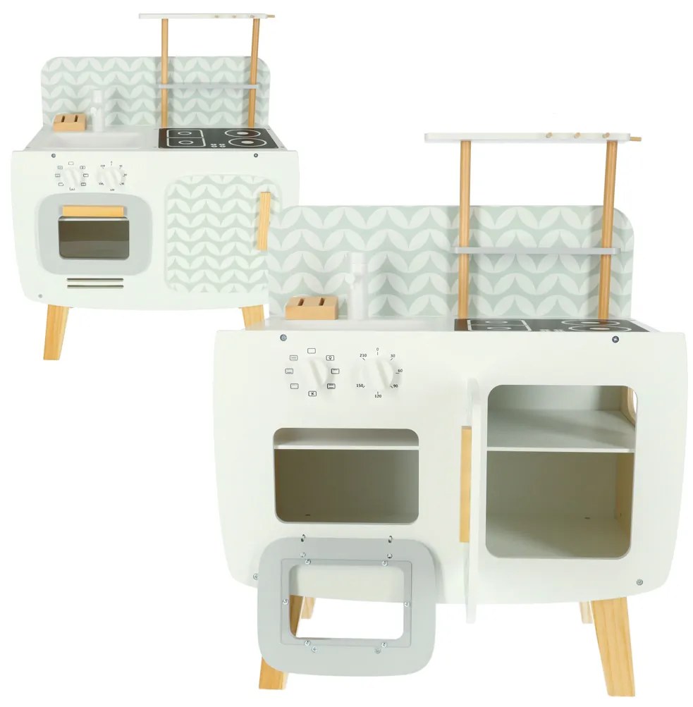 KIK Drevená retro kuchynka MDF LULILO