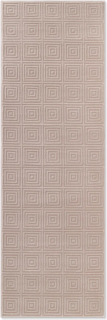ELLE Decoration, Behúň Perles 106183 Cream Beige z kolekcie Elle, 80x240, béžová, obývacia izba