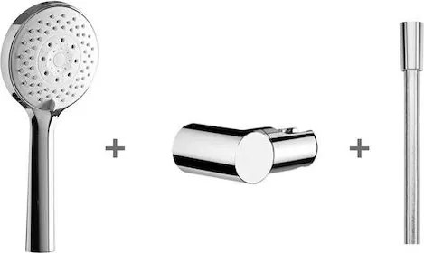 Jika Cubito ručná sprcha na stěnu s mydlovničkou chróm h3651x00043621 651X.0.004.362.1