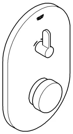 GROHE 36321000 - Samozatváracia sprchová batéria EUROSMART COSMOPOLITAN T chróm