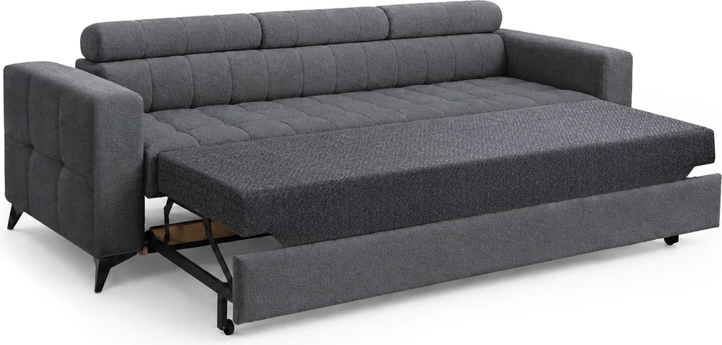 Sofa Nardo s funkciou spania - sivý šenil Vibe 95