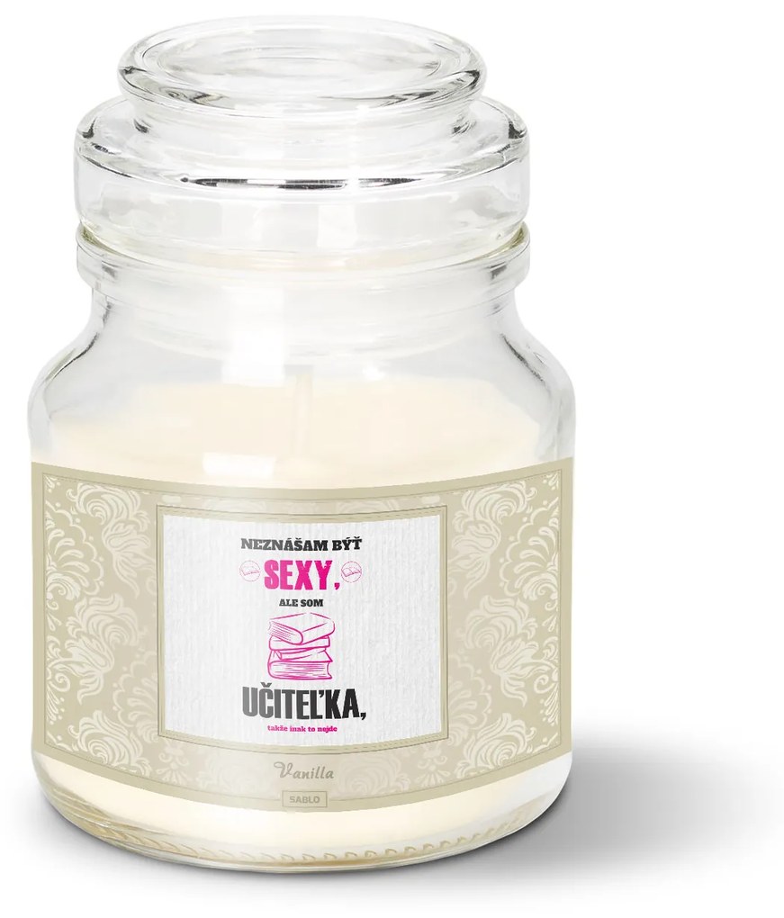 Sablio Sviečka Neznášam byť sexy, ale som učiteľ - 120 g