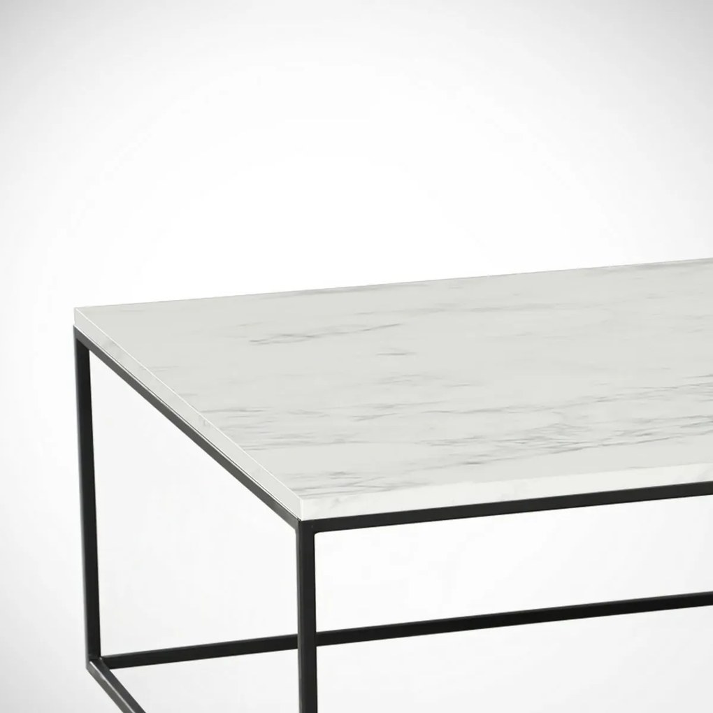 Konferenčný stolík Poly Black and White