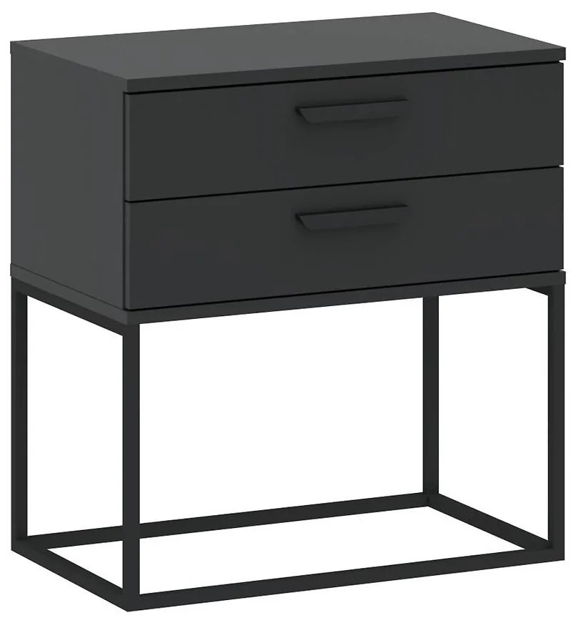 Nočný stolík 2S-60 antracit