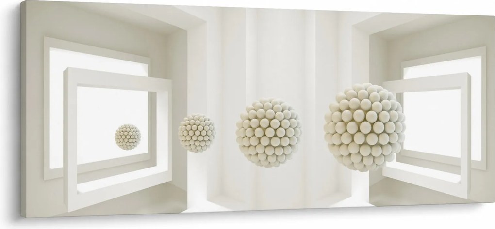 Obraz - Pohľad dovnútra - abstraktné (120x50 cm)