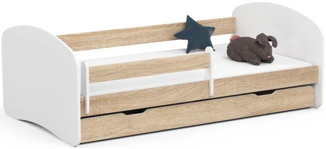 Detská posteľ SMILE 90x180 cm, dub sonoma