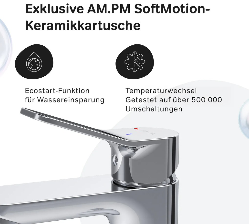 Umývadlová batéria AM.PM X-Joy FXA02800 jednopáková, chróm