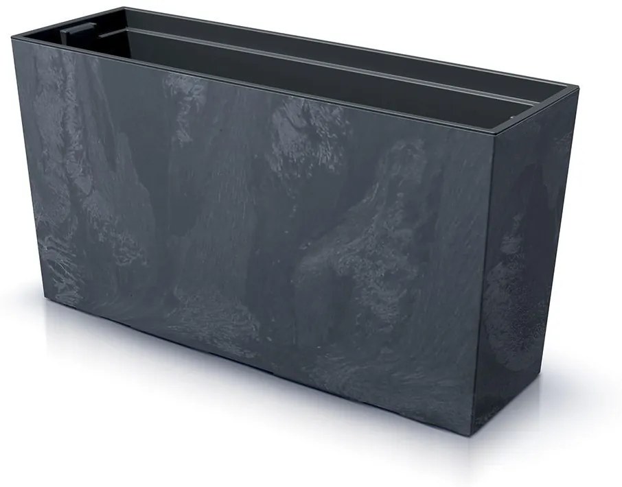 Truhlík s vkladom CORBI II 77 cm antracit