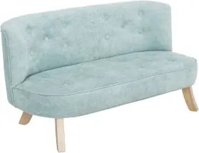 Detská sedačka špinavo modrá 17 cm a 25 cm Biela