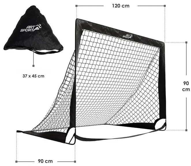 InternetovaZahrada Sada 2 ks skladacích futbalových bránok