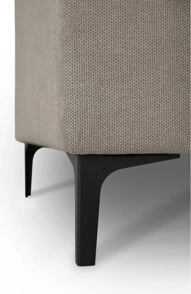 Svetlohnedá ženilková rohová pohovka (ľavý roh/do tvaru "U") Fabian – Scandic