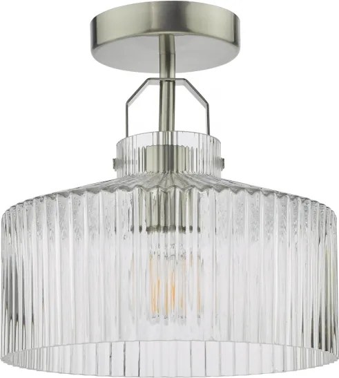 Där Lighting LEN4846 - Prisadený luster LENKA 1xE27/60W/230V matný chróm