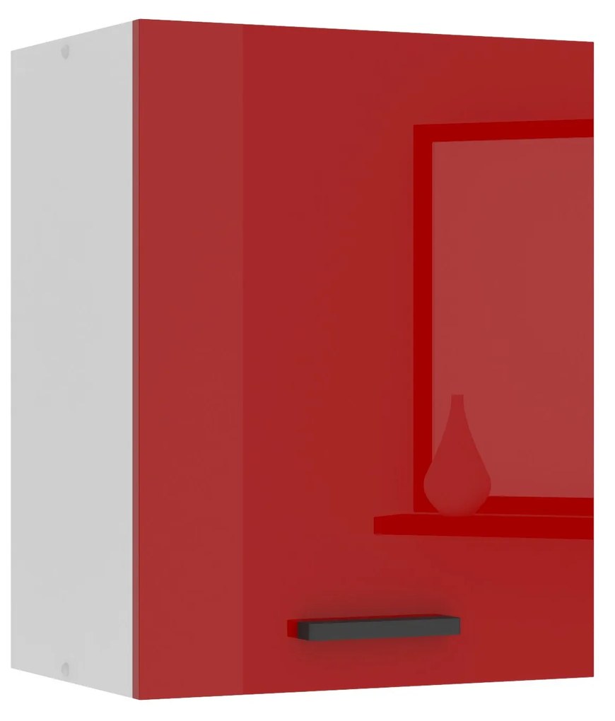Kuchynská skrinka Belini Premium Full Version horná 45 cm červený lesk