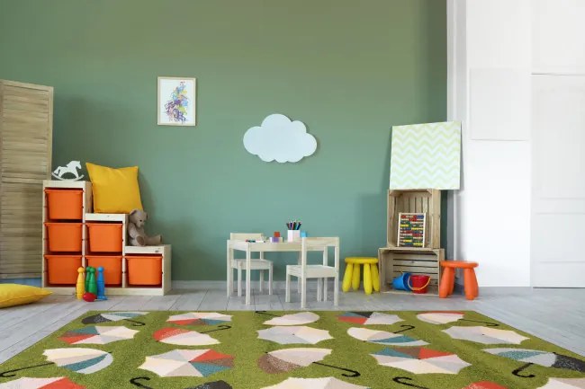 Koberec Funky Top Umbrellas Kiwi