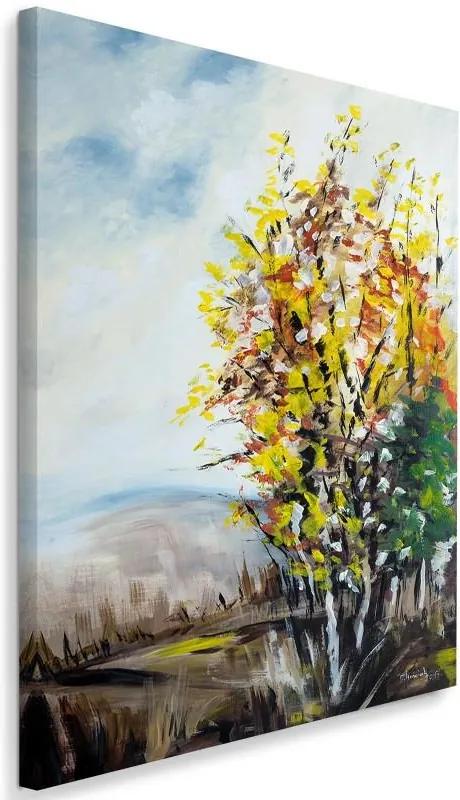 CARO Obraz na plátne - Autumn Landscape 2 30x40 cm
