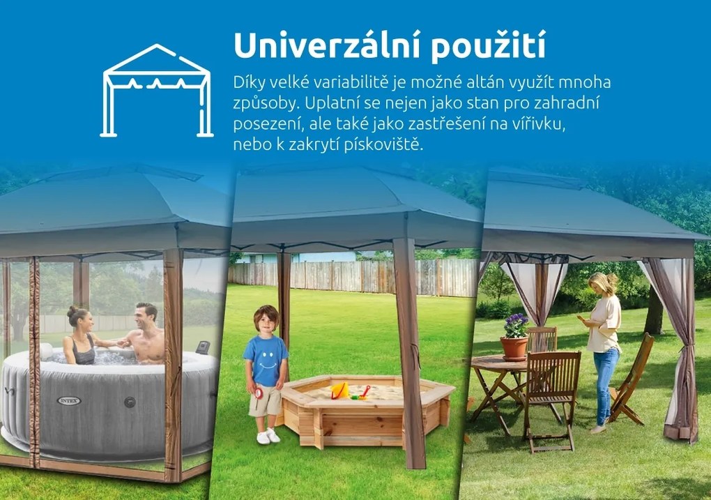 Marimex | Záhradný altánok Marimex Vista 3x3 m | 10970572