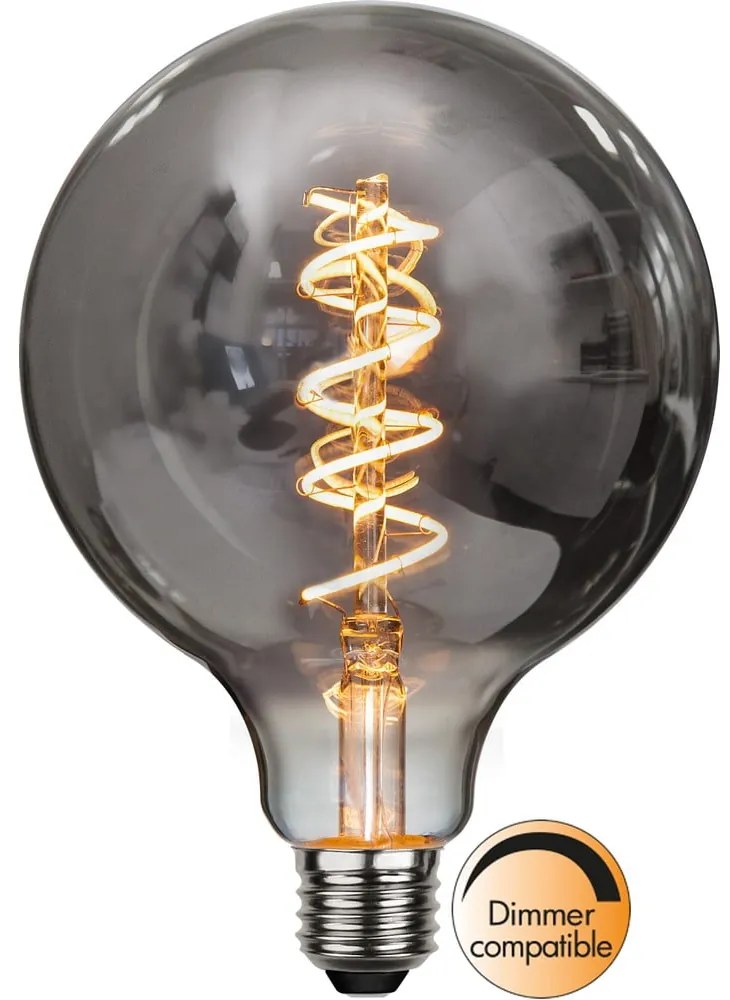 Teplá biela filamentová stmievateľná žiarovka E27, 2 W Spiral Filament – Star Trading