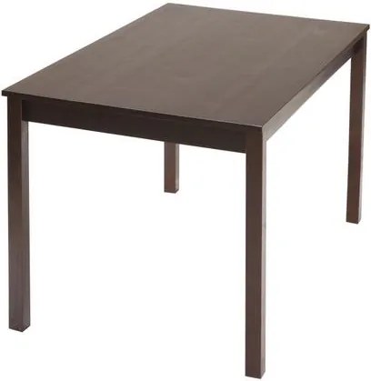 OVN jedálenský stôl IDN 8848H tmavohnedý lak/masív