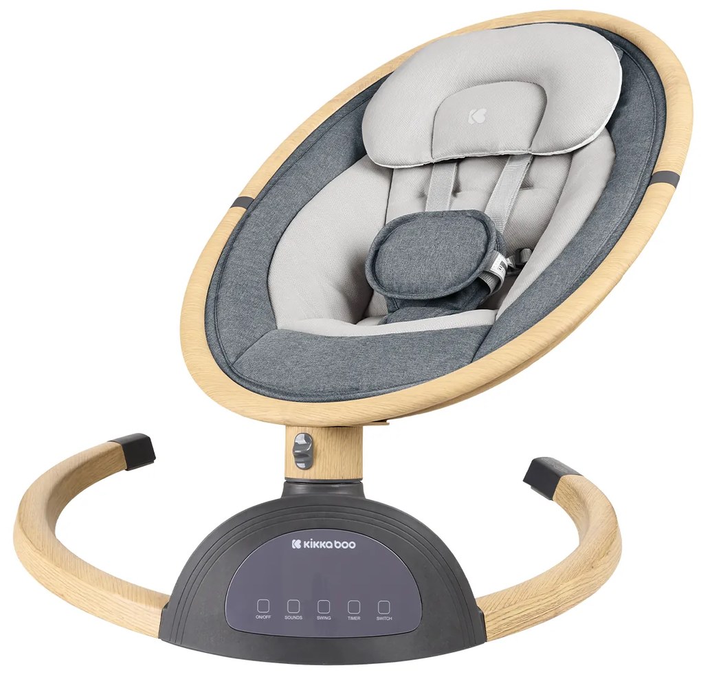 Hojdacie lehátko elektrické Ashlee Dark Grey