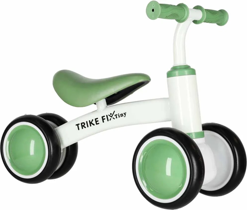 KIK Trike Fix Tiny V2 detské odrážadlo, bielo-zelené