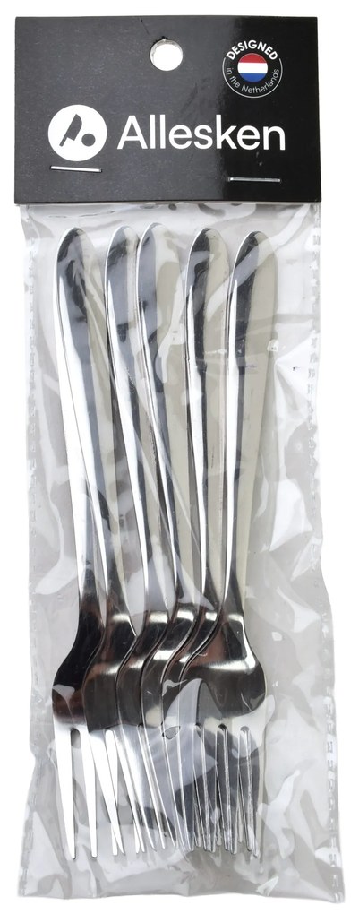 Sada 6 ks vidliček ORCHID 15 cm nerezová ocel