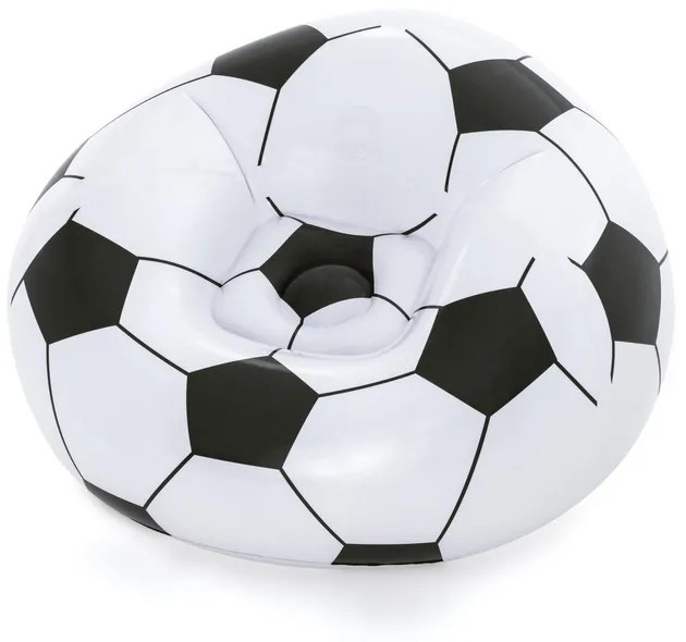 Lean Toys Bestway nafukovacie kreslo – Futbalová lopta 75010