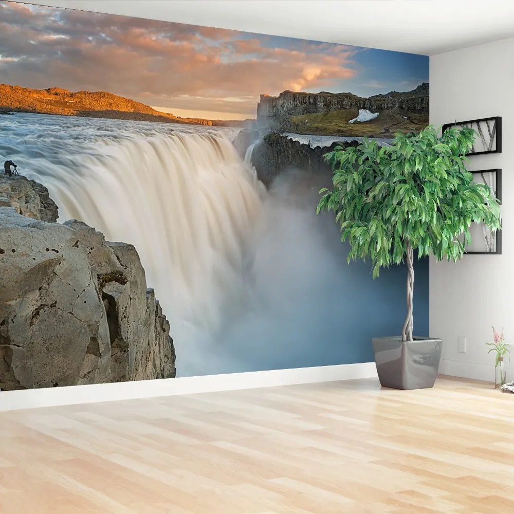 Fototapeta Vliesová Vodopád dettifoss 152x104 cm