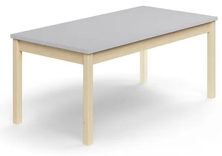 Stôl DECIBEL, 1400x700x590 mm, akustický HPL, breza/šedá