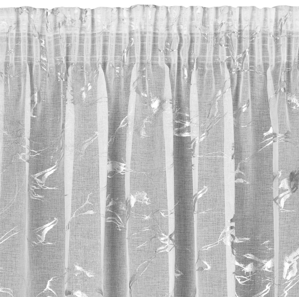 ZÁCLONA NA PÁSKE ALINA 140X270 CM BIELA