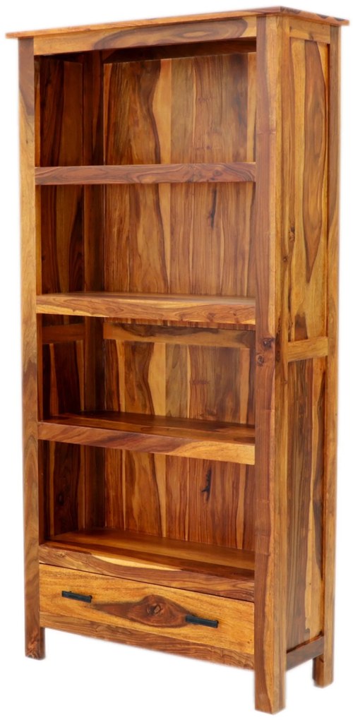 furniture-nabytek.cz - Luxusná knižnica 90x35x180 z masívu palisander