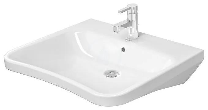 DURAVIT DuraStyle umývadlo, 650 mm x 570 mm, s prepadom, biele, 2329650000