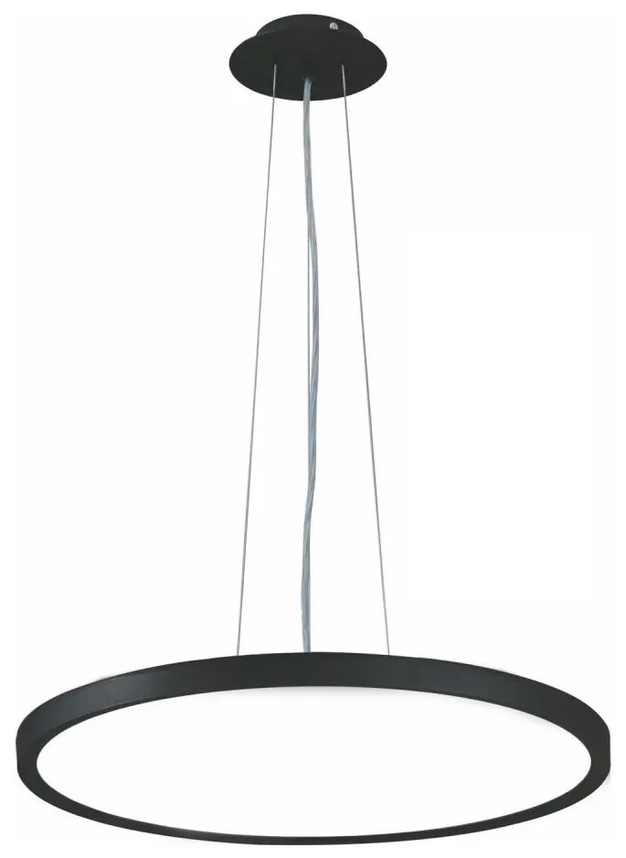 Top Light - LED Stm. luster na lanku REVIT LED/50W/230V 3000-6500K čierna + DO