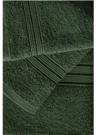 Bavlnený uterák Rondo 70x140 cm zelený