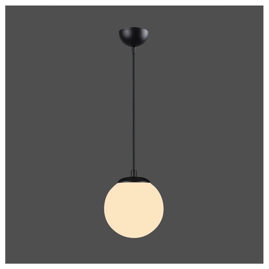 Čierne závesné svietidlo Squid Lighting Efe, výška 120 cm