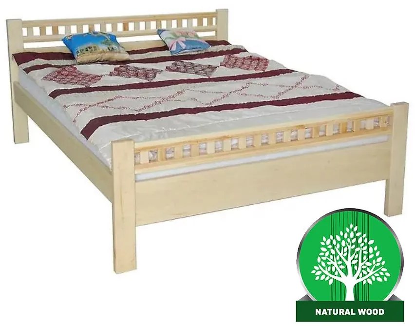 Posteľ Milena 120x200  jelša