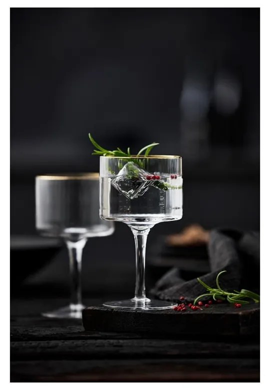 Súprava 4 pohárov na gin &amp; tonic Lyngby Glas Palermo, 320 ml