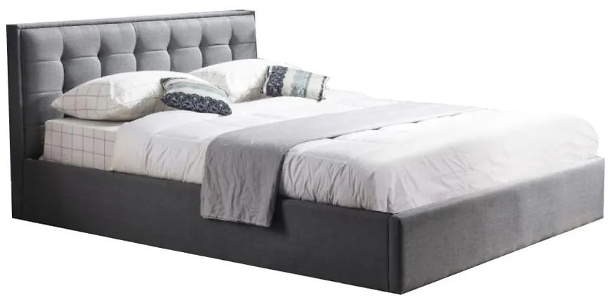 Posteľ Padva 160 sivá