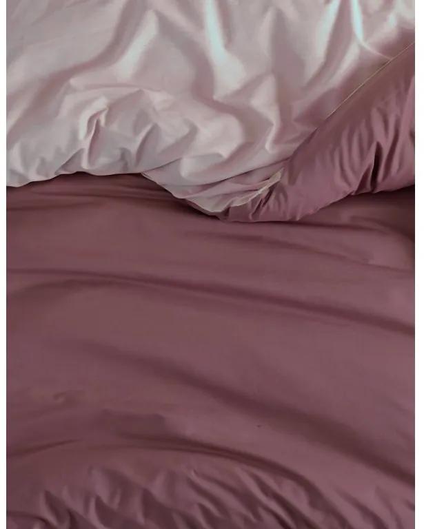 TipTrade Bavlněné povlečení 140x200 + 70x90 cm - Color Starorůžovo růžová