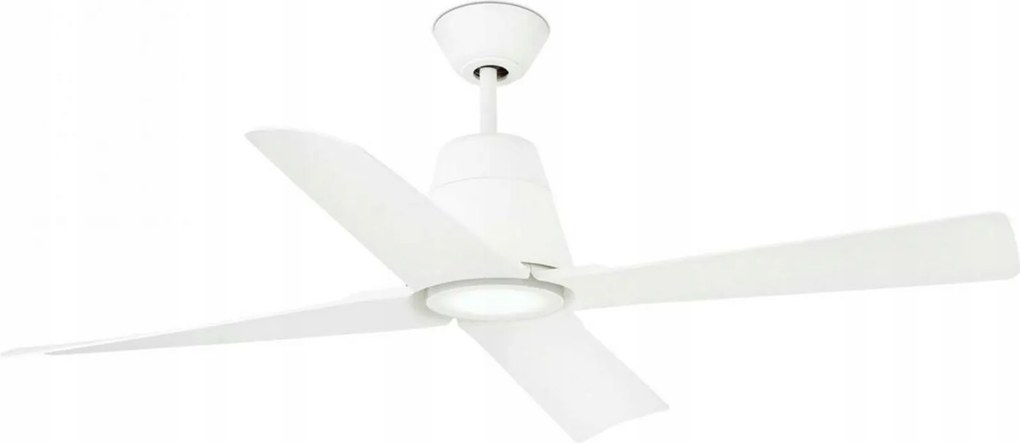 Stropný ventilátor Faro Typhoon M Led, biely, DC motor, svetlo, IP44