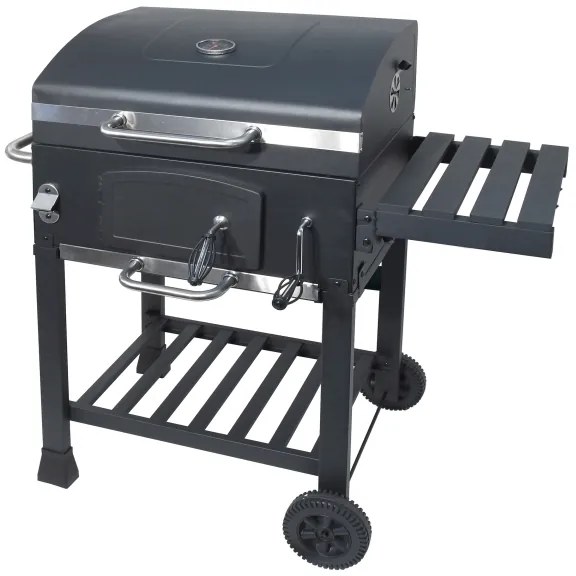 Gril na drevené uhlie čierna